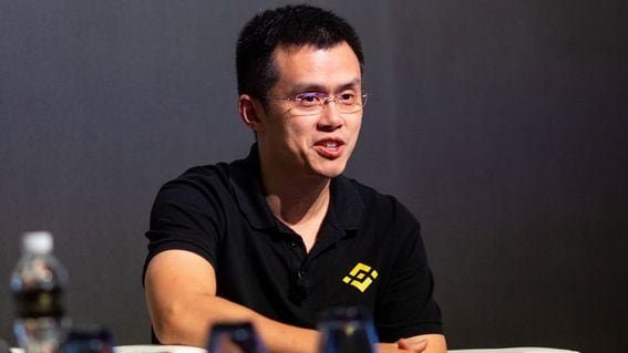 Changpeng Zhao, Giám đốc điều hành của Binance, tại Consensus Singapore 2018 (CoinDesk)