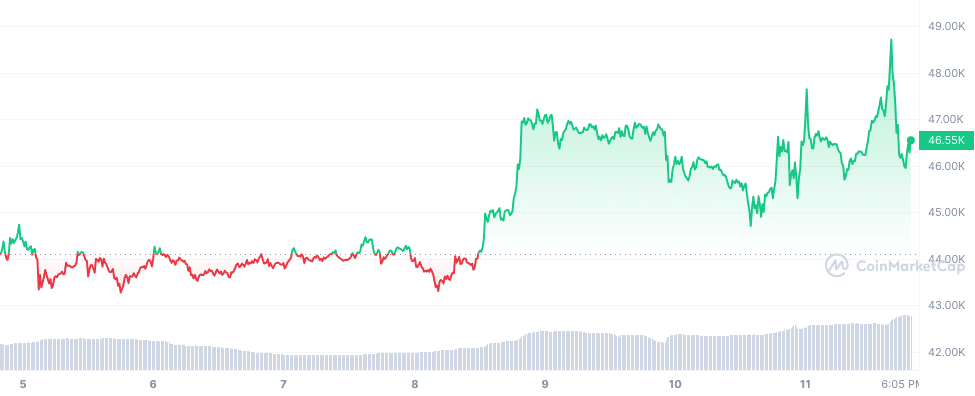 Bitcoin ETF approval: crypto volume spiked, market cap rose - 1