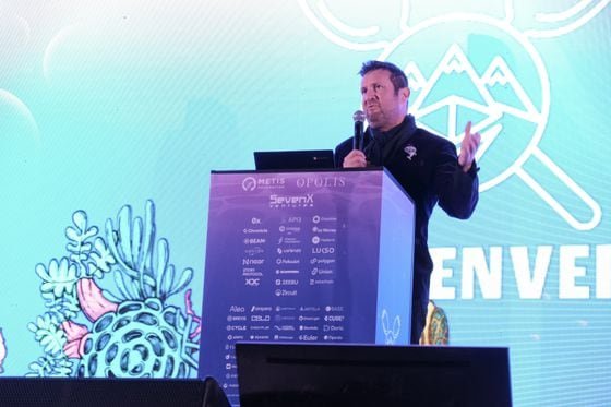 John Paller, founder and executive steward of ETHDenver. (Sam Kessler)