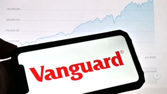 Logo Vanguard (Hình ảnh John Keeble/Getty)