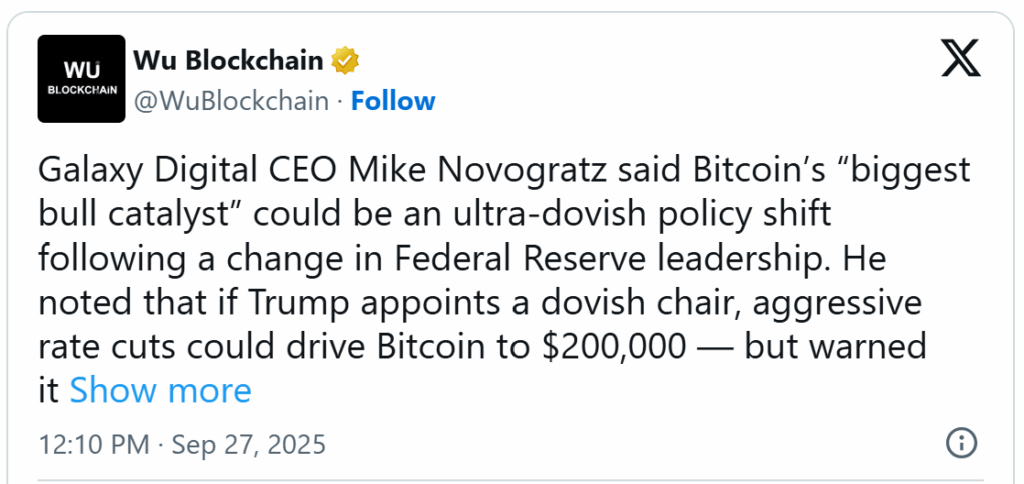 Giá Bitcoin có đạt 200.000 đô la trước khi kết thúc năm 2025 không?