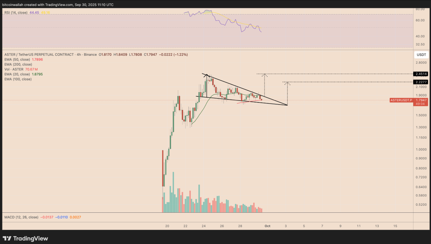 Giá Aster có thể tăng trở lại vào tháng 10 không?