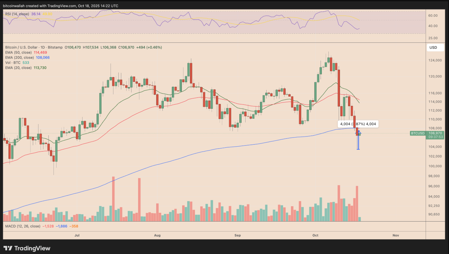 Liệu Bitcoin có thể phục hồi khi vàng giảm từ mức cao kỷ lục?