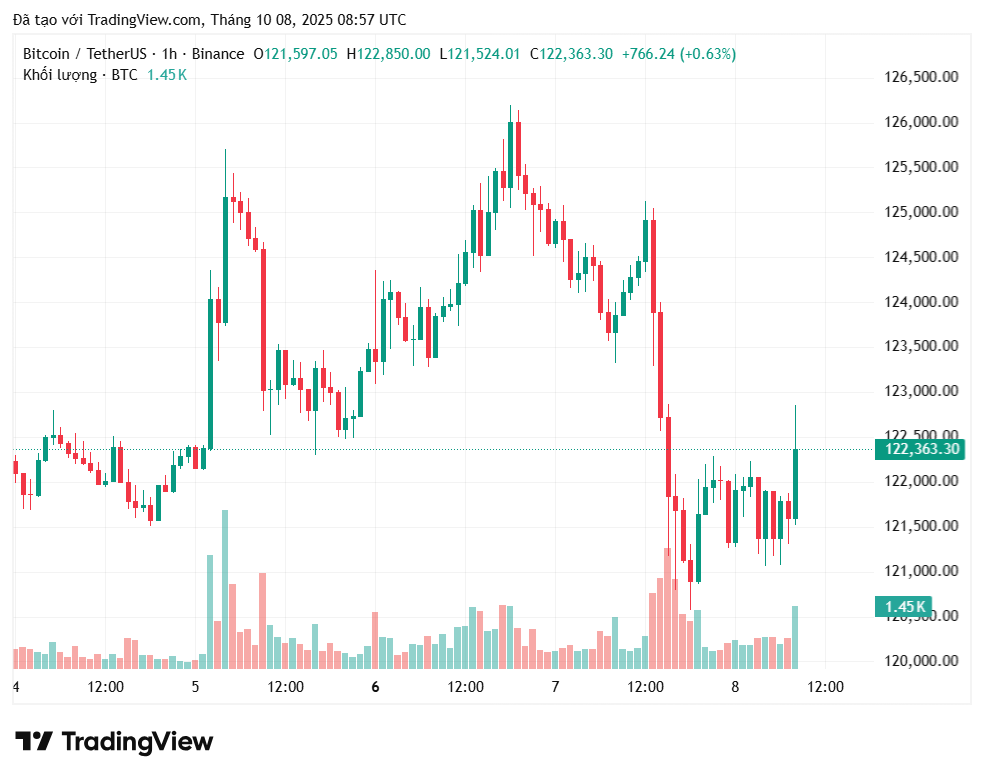 phan-tich-gia-btc-coinphoton-13-1 Bitcoin có nguy cơ giảm xuống 114.000 đô la khi các trader siết chặt vị thế long