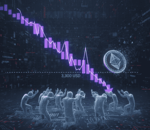 Ethereum trượt xuống dưới 3.300 USD trong bối cảnh nhà đầu tư đầu hàng