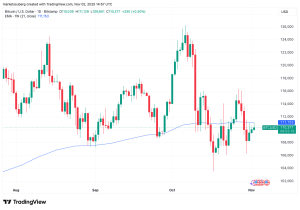 Giá Bitcoin chạm mức cao nhất là 111.000 đô la