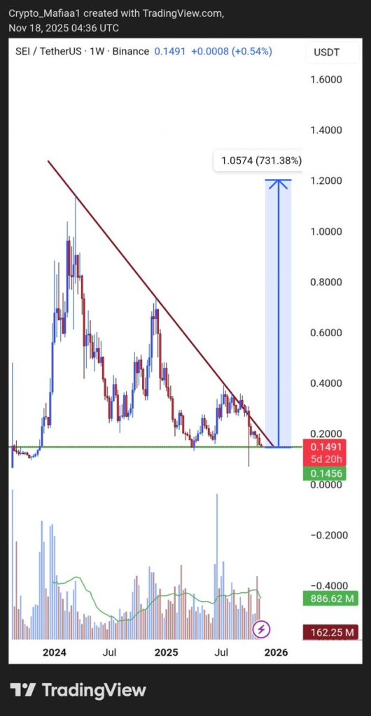 Vì sao chuyên gia đưa ra dự đoán giá SEI sẽ tăng 400%?