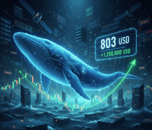 Cá voi ZEC hướng tới mức 803 USD: Lợi nhuận 1,25 triệu USD tiết lộ làn sóng nhu cầu mớ