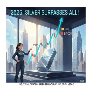 Vì sao bạc có thể vượt trội hơn vàng và Bitcoin vào năm 2026