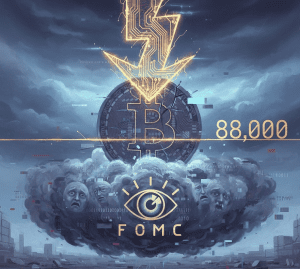 Bitcoin giảm dưới 88.000 USD trước thềm quyết định lãi suất của Fed