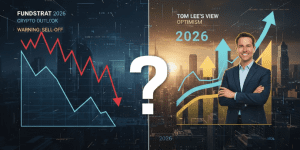 Fundstrat cảnh báo bán tháo tiền điện tử năm 2026, trái ngược quan điểm Tom Lee
