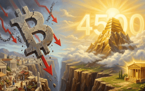 Giá Bitcoin giảm mạnh khi vàng chuẩn bị đạt ATH mới 4.500 đô la