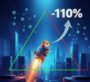 Mô hình tam giác đối xứng này cho thấy DOGE có thể breakout 110%