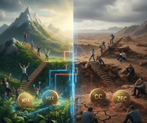 Bức tranh tuần trên thị trường tiền điện tử: MYX, LINK, CC, ZEC – Ai thắng, ai thua?