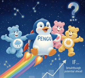 Niềm tin các nhà đầu tư PENGU trở lại sau khi hợp tác với Care Bears