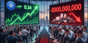 Cardano bật tăng gần mốc 0,34 USD khi nhà đầu tư chịu khoản lỗ lên tới 900 triệu USD