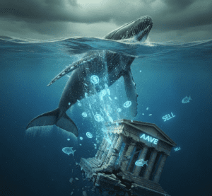 Cá voi tăng tốc xả hàng, AAVE đối mặt nguy cơ giảm sâu