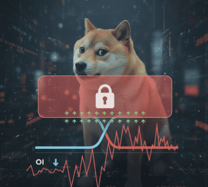 Dogecoin (DOGE) suy yếu khi lực cầu bị kìm hãm bởi OI thấp và funding rate bất lợi