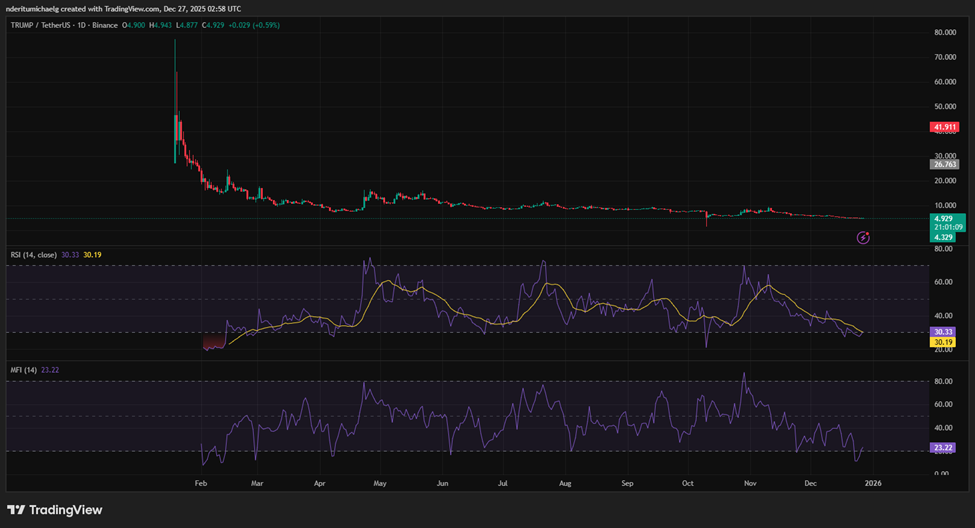 Hoạt động của meme coin trong năm 2025