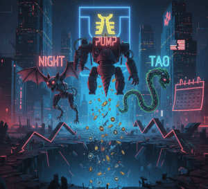 NIGHT, PUMP, TAO dẫn đầu đà giảm: Altcoin lao dốc trước kỳ nghỉ lễ tại Mỹ