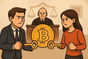 Tòa án ly hôn bó tay khi tài sản số nằm trong ví cá nhân