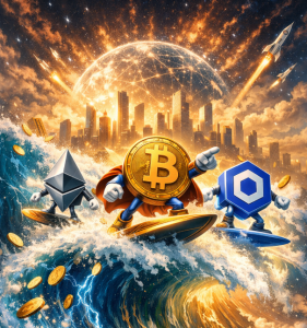 Bitcoin, Ethereum và Chainlink dẫn đầu làn sóng bùng nổ tiền điện tử năm 2026