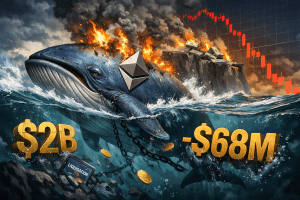 Cá voi ETH Trend Research lỗ 686 triệu USD khi cháy vị thế đòn bẩy 2 tỷ USD