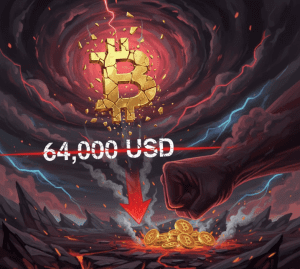 Bitcoin giảm xuống dưới 64.000 đô la khi lực bán tăng mạnh