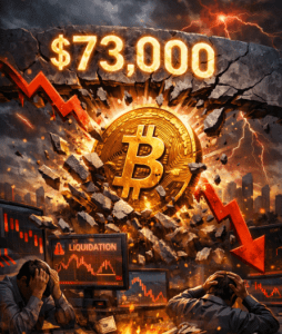 Bitcoin thủng mốc 73.000 USD: Áp lực vĩ mô và thanh lý đòn bẩy kéo thị trường đi xuống