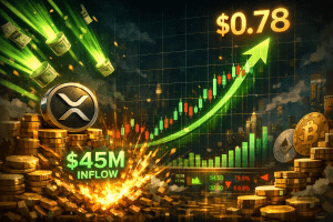 Diễn biến giá XRP hướng tới mức 0,78 USD sau cú sốc dòng vốn 45 triệu USD tác động lên thị trường