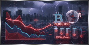 BTC tiếp tục suy yếu giữa làn sóng rút vốn ETF và áp lực bán gia tăng