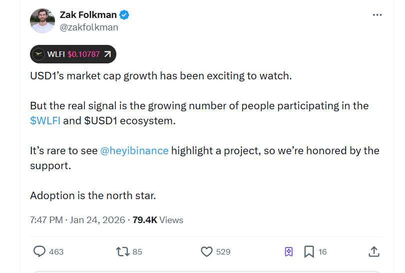 CZ bác bỏ lo ngại tập trung hóa giữa lúc Binance bị giám sát về stablecoin USD1