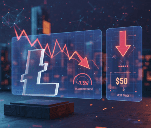 Áp lực giảm giá bao trùm Litecoin, mốc $50 dần lộ diện