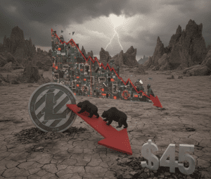 Litecoin chịu áp lực điều chỉnh, phe gấu hướng mục tiêu về mốc 45 USD