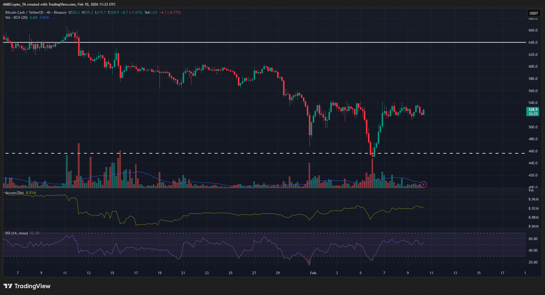Phân tích lý do tại sao việc giá BCH giảm xuống dưới 500 đô la có thể là tin tốt cho người mua