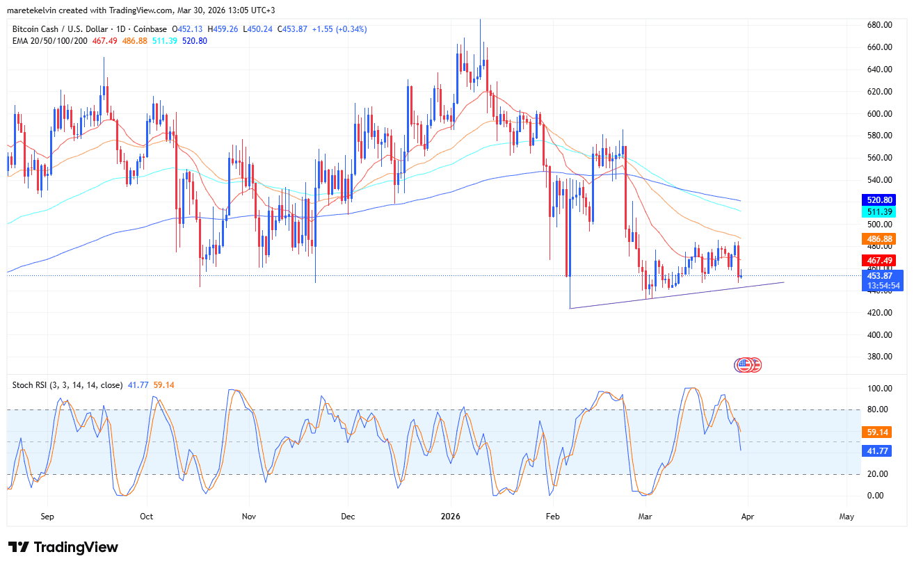 du-bao-gia-bitcoin-cash-coinphoton-1 Đánh giá xem liệu Bitcoin Cash (BCH) đang chịu áp lực có chứng kiến sự đảo chiều giá mạnh trong thời gian tới hay không