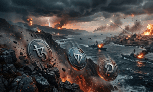 Tezos, Toncoin, Polkadot chạm vùng nguy hiểm khi xung đột Mỹ–Israel–Iran leo thang