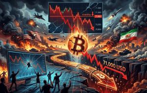 Giá Bitcoin bất ngờ giảm sâu dưới 71.000 USD do căng thẳng chiến tranh Mỹ-Iran
