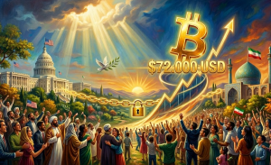 Giá Bitcoin lần đầu vượt 72.000 USD sau 20 ngày nhờ thỏa thuận ngừng bắn Mỹ-Iran