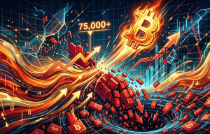 Hơn 283 triệu USD Bitcoin thanh lý khi giá vượt mốc 75.000 USD sau cú quét lệnh short