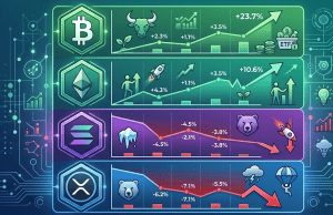 Điểm lại hiệu suất hàng tuần của các quỹ ETF Bitcoin, Ethereum, Solana và XRP