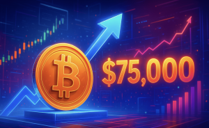 Bitcoin vượt mốc 75,000 USD khi đà tăng vẫn tiếp diễn